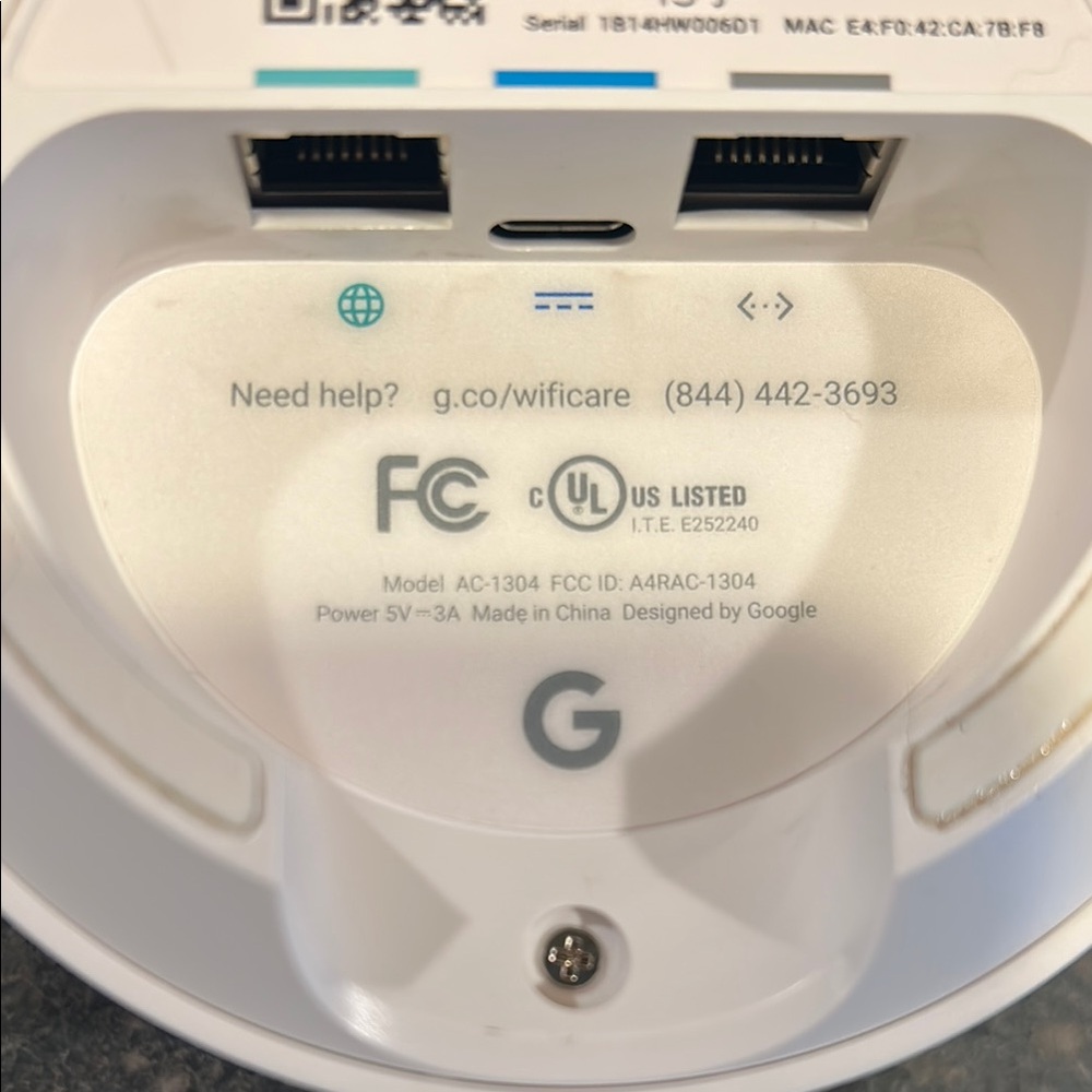 Google Wi-Fi Router AC-1304 - Picture 5 of 5